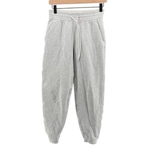 Lululemon Scuba High-Rise Jogger Women 4 Grey Fleece Sweatpants LW5ELES